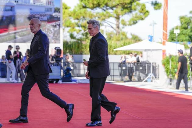 Foto IPP Daniele Cifala’ Venezia 02 09 2025 The Voice Of Hind Rajab Red Carpet - The 82nd Venice International Film Festival nella foto : Joaquin Phoenix Italy Photo Press - World Copyright