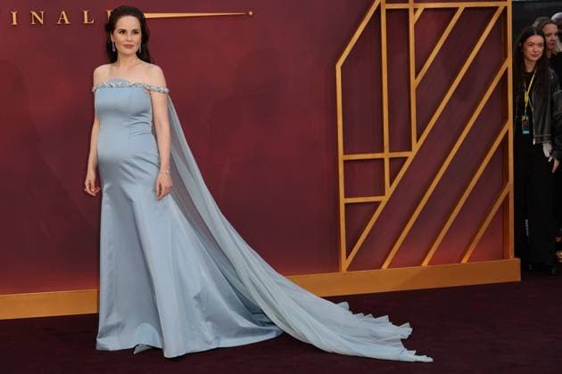 . 03 09 2025. London, United Kingdom. Michelle Dockery arriving at the Downton Abbey : The Grand Finale world premiere in London.  xStephenxLockx xi-Imagesx IIM-26185-0027