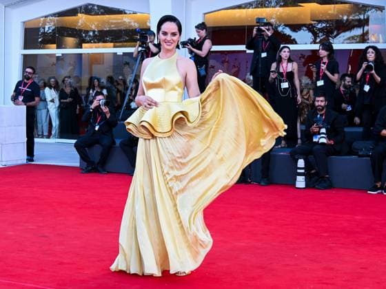Venice, 82nd Venice International Film Festival 2025 - Evening 8 - Red Carpet for the film Duse - Pictured: Noémie Merlant  Copyright: xManuelexMangiarottix xipa-agency.netx xPoolxPhotoxEventsx06x IPA_Agency_IPA64050728
