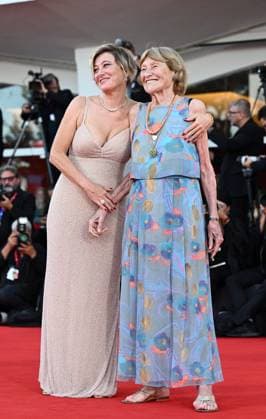 Duse red carpet - The 82nd Venice International Film Festival Valeria Bruni Tedeschi, Marisa Borini during Duse red carpet - The 82nd Venice International Film Festival, Venice, Italy 03 Sept 2025, Credit:Maria Laura Antonelli Avalon Italy, Venice  Copyright: xMariaxLauraxAntonellix xAvalonx 1033887727