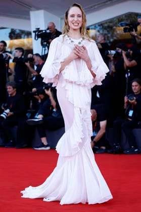 Fanni Wrochna bei der Premiere des Kinofilms Duse auf der Biennale di Venezia 2025 82. Internationale Filmfestspiele von Venedig im Palazzo del Cinema. Venedig, 03.09.2025