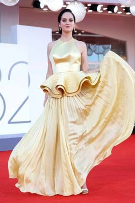 Noemie Merlant bei der Premiere des Kinofilms Duse auf der Biennale di Venezia 2025 82. Internationale Filmfestspiele von Venedig im Palazzo del Cinema. Venedig, 03.09.2025