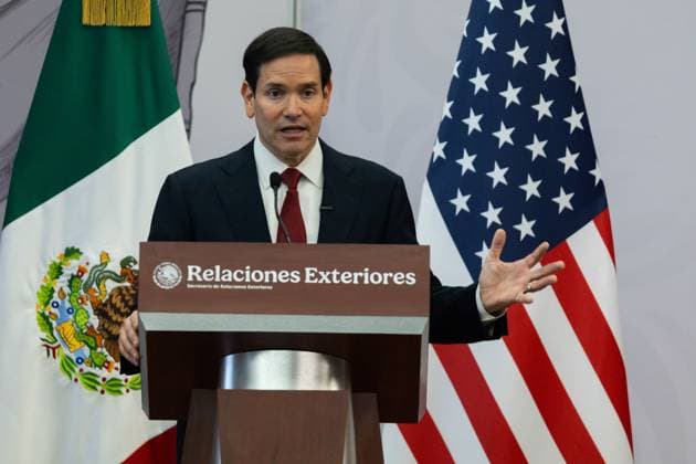 September 3, 2025, Mexico City, Mexico: U.S. Secretary of State Marco Rubio and Mexican Foreign Minister Juan Ramon de la Fuente gave a press conference announcing the results of the reunion that the U.S. official and the President of Mexico, Claudia Sheinbaum Pardo, held hours earlier. Mexico City Mexico - ZUMAl178 20250903_znp_l178_023 Copyright: xCristianxLeyvax