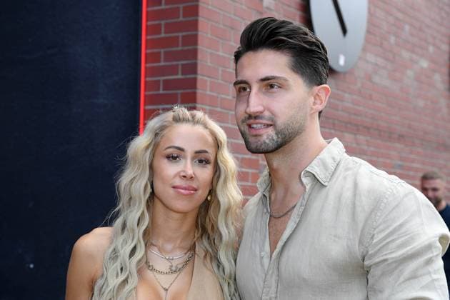 Lorik Bunjaku mit Freundin Denise Hersing bei der LOVE ISLAND VIP Kino-Preview im Cinenova in Köln am 03.09.2025