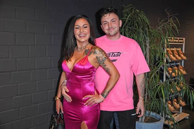 Jasmin Herren mit Freund Philipp Bender bei der LOVE ISLAND VIP Kino-Preview im Cinenova in Köln am 03.09.2025