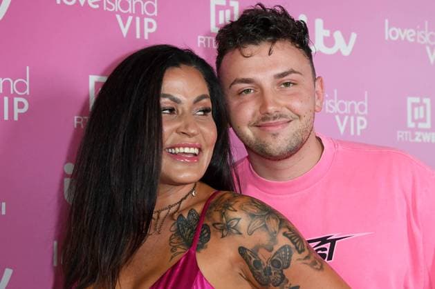 Jasmin Herren mit Freund Philipp Bender bei der LOVE ISLAND VIP Kino-Preview im Cinenova in Köln am 03.09.2025