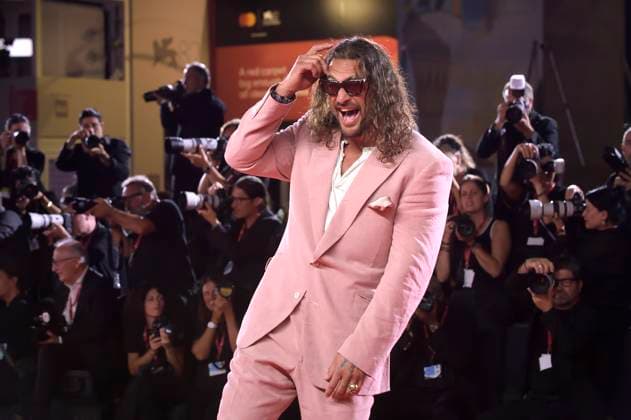 Jason Momoa attends the Cartier Glory To The Filmmaker Award 2025 and the In the Hand of Dante red carpet during the 82nd Venice International Film Festival in Venice, Italy on Wednesday, September 3, 2025.  VEN20250903818 RoccoxSpaziani