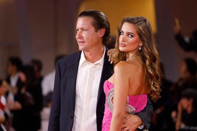 Vito Schnabel und Helena Althof bei der Premiere des Kinofilms In the Hand of Dante auf der Biennale di Venezia 2025 82. Internationale Filmfestspiele von Venedig im Palazzo del Cinema. Venedig, 03.09.2025