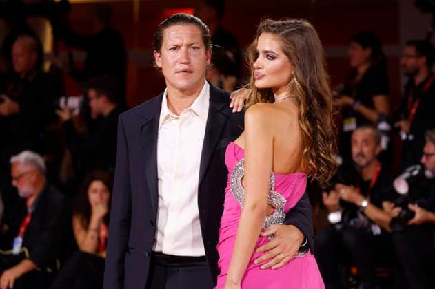 Vito Schnabel und Helena Althof bei der Premiere des Kinofilms In the Hand of Dante auf der Biennale di Venezia 2025 82. Internationale Filmfestspiele von Venedig im Palazzo del Cinema. Venedig, 03.09.2025