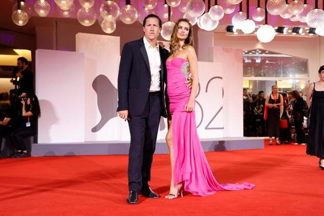 Vito Schnabel und Helena Althof bei der Premiere des Kinofilms In the Hand of Dante auf der Biennale di Venezia 2025 82. Internationale Filmfestspiele von Venedig im Palazzo del Cinema. Venedig, 03.09.2025