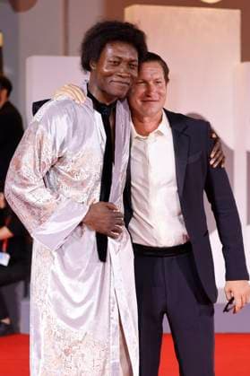 Benjamin Clementine und Vito Schnabel bei der Premiere des Kinofilms In the Hand of Dante auf der Biennale di Venezia 2025 82. Internationale Filmfestspiele von Venedig im Palazzo del Cinema. Venedig, 03.09.2025