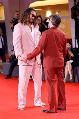 Jason Momoa und Oscar Isaac bei der Premiere des Kinofilms In the Hand of Dante auf der Biennale di Venezia 2025 82. Internationale Filmfestspiele von Venedig im Palazzo del Cinema. Venedig, 03.09.2025