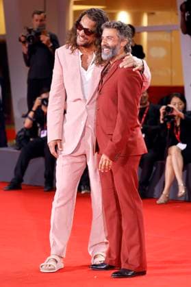 Jason Momoa und Oscar Isaac bei der Premiere des Kinofilms In the Hand of Dante auf der Biennale di Venezia 2025 82. Internationale Filmfestspiele von Venedig im Palazzo del Cinema. Venedig, 03.09.2025