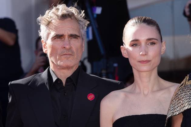 Celebrities attend the The Voice of Hind Rajab premiere on evening 8 of the 82nd Venice International Film Festival Featuring: Rooney Mara, Joaquin Phoenix Where: Venice, Italy When: 03 Sep 2025 Credit: Andrea Raffin KIKA Press Cover Images **NOT AVAILABLE FOR PUBLICATION IN ITALY** EDITORIAL USE ONLY. NOT FOR USE BY NEWSPAPERS BASED IN THE UK. Copyright: xx coverimg55046051