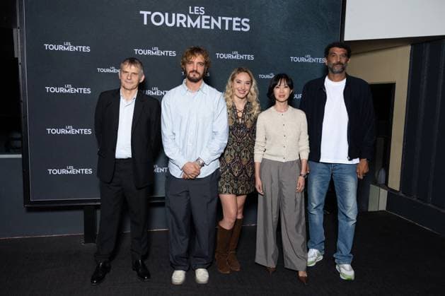 Les Tourmentes Paris Film Premiere Lucas Belvaux, Niels Schneider, Deborah Francois, Linh-Dan Pham, Ramzy Bedia attends Les Tourmentes Paris Film Premiere at UGC Les Halles on September 03, 2025 in Paris, France. Photo by Nasser Berzane ABACAPRESS.COM Paris France  Copyright: xBerzanexNasser ABACAx