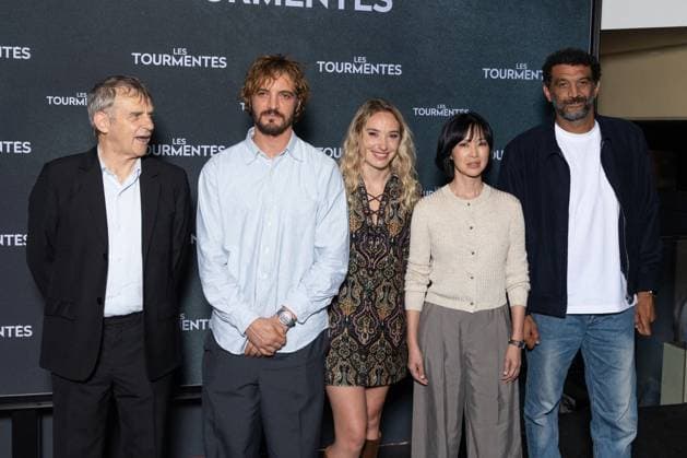 Les Tourmentes Paris Film Premiere Lucas Belvaux, Niels Schneider, Deborah Francois, Linh-Dan Pham, Ramzy Bedia attends Les Tourmentes Paris Film Premiere at UGC Les Halles on September 03, 2025 in Paris, France. Photo by Nasser Berzane ABACAPRESS.COM Paris France  Copyright: xBerzanexNasser ABACAx