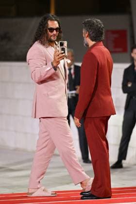 Venice In The Hand of Dante Premiere AM Jason Momoa and Oscar Isaac attending the In The Hand of Dante Premiere as part of the 82nd Venice International Film Festival at the Lido in Venice, Italy on September 03, 2025. Photo by Aurore Marechal ABACAPRESS.COM Venice Italy  Copyright: xMarechalxAurore ABACAx