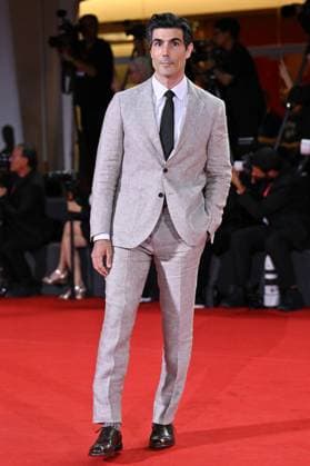 Venice In The Hand of Dante Premiere AM Louis Cancelmi attending the In The Hand of Dante Premiere as part of the 82nd Venice International Film Festival at the Lido in Venice, Italy on September 03, 2025. Photo by Aurore Marechal ABACAPRESS.COM Venice Italy  Copyright: xMarechalxAurore ABACAx