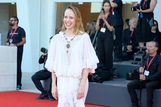 Duse red carpet in Venice Lido, Italy - 03 Sep 2025 Fanni Wrochn attends the Duse red carpet during 82nd Venice Film Festival in Venice Lido at Palazzo del cinema. Venice Lido Italy Copyright: xMarioxCartellix xSOPAxImagesx _DSC6057