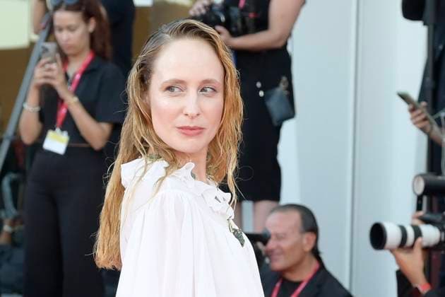 Duse red carpet in Venice Lido, Italy - 03 Sep 2025 Fanni Wrochn attends the Duse red carpet during 82nd Venice Film Festival in Venice Lido at Palazzo del cinema. Venice Lido Italy Copyright: xMarioxCartellix xSOPAxImagesx _DSC6065