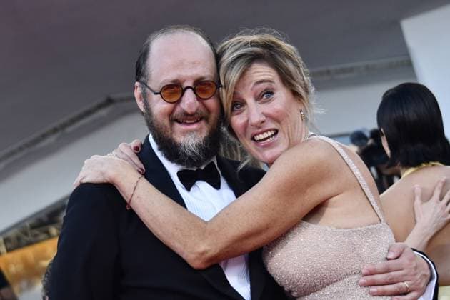 82eme Festival International du Film de Venise Mostra de Venise DUSE Premiere at the 82nd International Venice Film festival Russo Alesi, Valeria Bruni Tedeschi attend the Duse red carpet 448305 2025 09 03 Venice Italy  Copyright: xThomasxBohlenx STAR_448305_011