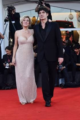 82eme Festival International du Film de Venise Mostra de Venise DUSE Premiere at the 82nd International Venice Film festival Vincenzo Pirrotta, Valeria Bruni Tedeschi attend the Duse red carpet 448305 2025 09 03 Venice Italy  Copyright: xThomasxBohlenx STAR_448305_021