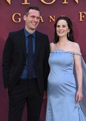 Downton Abbey: The Grand Finale Premiere - London Jasper Waller-Bridge and Michelle Dockery attending the world premiere of Downton Abbey: The Grand Finale in London, UK, on September 3, 2025. Photo by Stuart Hardy ABACAPRESS.COM London London United Kingdom  Copyright: xStuartxHardy ABACAPRESS.COMx