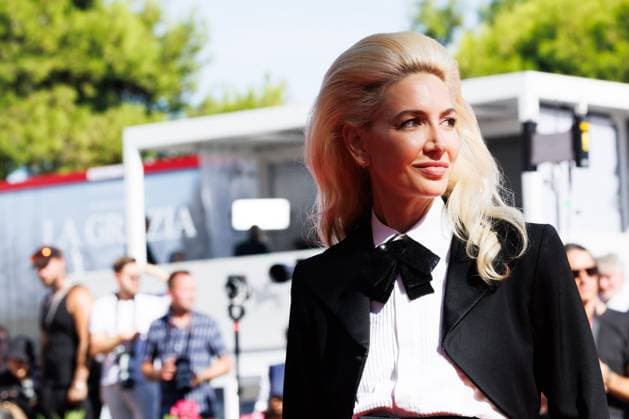 News - The Voice Of Hind Rajab Red Carpet - The 82nd Venice International Film Festival Sabine Getty attends the The Voice Of Hind Rajab red carpet during the 82nd Venice International Film Festival on September 03, 2025 in Venice, Italy. Lido di Venezia Palazzo del Cinema Italy Copyright: xCinziaxCamelax xLiveMediax LPN_2007284
