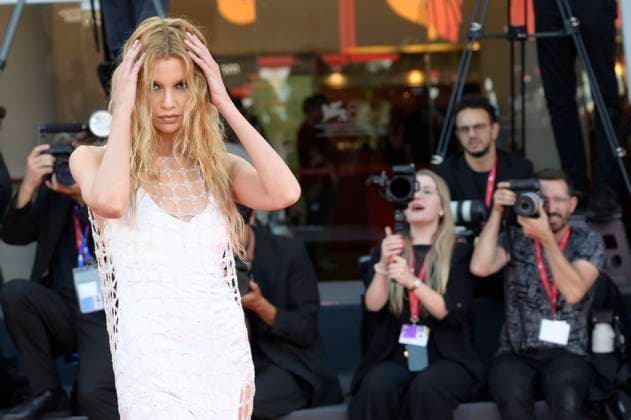 Stella Maxwell bei der Premiere des Kinofilms Duse auf der Biennale di Venezia 2025 82. Internationale Filmfestspiele von Venedig im Palazzo del Cinema. Venedig, 03.09.2025
