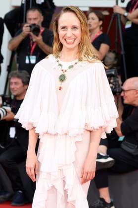 Fanni Wrochna bei der Premiere des Kinofilms Duse auf der Biennale di Venezia 2025 82. Internationale Filmfestspiele von Venedig im Palazzo del Cinema. Venedig, 03.09.2025