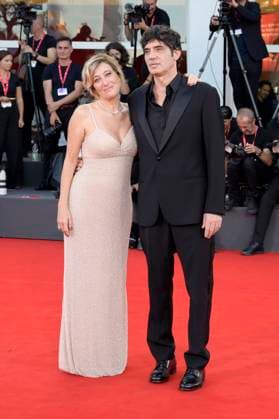 Valeria Bruni Tedeschi und Pietro Marcello bei der Premiere des Kinofilms Duse auf der Biennale di Venezia 2025 82. Internationale Filmfestspiele von Venedig im Palazzo del Cinema. Venedig, 03.09.2025
