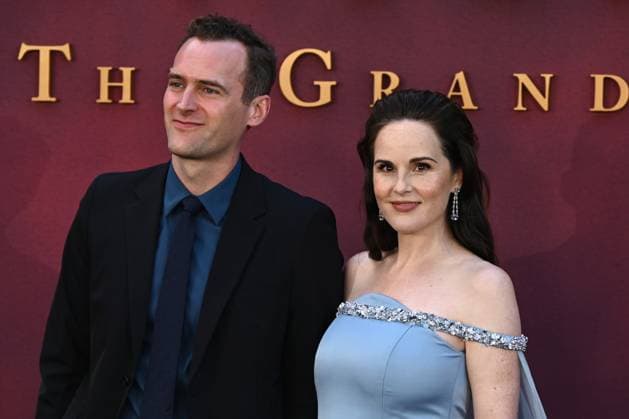Jasper Waller-Bridge and Michelle Dockery attends Downton Abbey: The Grand Finale World Premiere at the at Odeon Luxe Leicester Square in London, England. UK. Wednesday 3rd September 2025. Copyright: xJamesxWarrenx adyow211