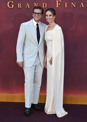 Allen Leech and Jessica Blair Herman attends Downton Abbey: The Grand Finale World Premiere at the at Odeon Luxe Leicester Square in London, England. UK. Wednesday 3rd September 2025. Copyright: xJamesxWarrenx adyow289