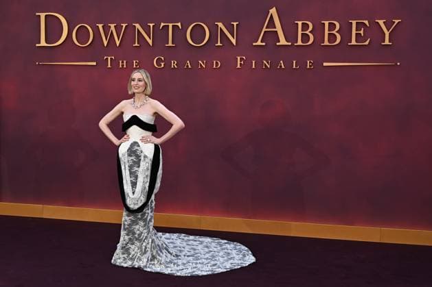 Laura Carmichael attends Downton Abbey: The Grand Finale World Premiere at the at Odeon Luxe Leicester Square in London, England. UK. Wednesday 3rd September 2025. Copyright: xJamesxWarrenx adyow251