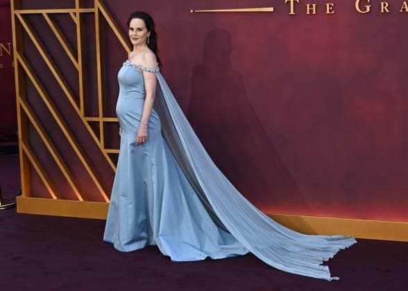 Michelle Dockery attends Downton Abbey: The Grand Finale World Premiere at the at Odeon Luxe Leicester Square in London, England. UK. Wednesday 3rd September 2025. Copyright: xJamesxWarrenx adyow219