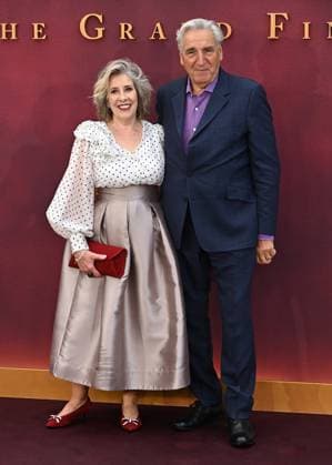 Phyllis Logan and Jim Carter attends Downton Abbey: The Grand Finale World Premiere at the at Odeon Luxe Leicester Square in London, England. UK. Wednesday 3rd September 2025. Copyright: xJamesxWarrenx adyow242