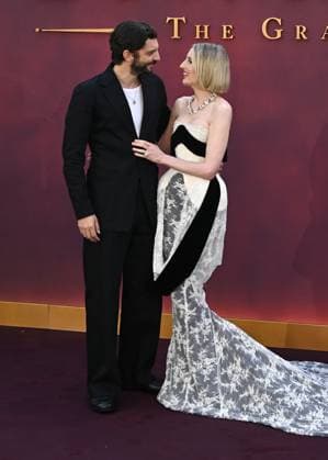 Michael C Fox and Laura Carmichael attends Downton Abbey: The Grand Finale World Premiere at the at Odeon Luxe Leicester Square in London, England. UK. Wednesday 3rd September 2025. Copyright: xJamesxWarrenx adyow257
