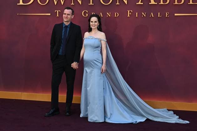 Jasper Waller-Bridge and Michelle Dockery attends Downton Abbey: The Grand Finale World Premiere at the at Odeon Luxe Leicester Square in London, England. UK. Wednesday 3rd September 2025. Copyright: xJamesxWarrenx adyow209