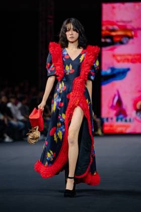 Seoul Fashion Week 2026 SEOUL, SOUTH KOREA - SEPTEMBER 4: A model walks the runway to present a creation during the GREEDILOUS show at Seoul Fashion Week 2026 Spring Summer in Seoul, South Korea on September 4, 2025. Hwawon Ceci Lee Anadolu Seoul South Korea. Editorial use only. Please get in touch for any other usage.  Copyright: x2025xAnadoluxHwawonxCecixLeex