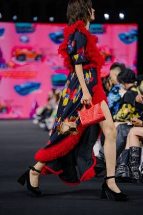 Seoul Fashion Week 2026 SEOUL, SOUTH KOREA - SEPTEMBER 4: A model walks the runway to present a creation during the GREEDILOUS show at Seoul Fashion Week 2026 Spring Summer in Seoul, South Korea on September 4, 2025. Hwawon Ceci Lee Anadolu Seoul South Korea. Editorial use only. Please get in touch for any other usage.  Copyright: x2025xAnadoluxHwawonxCecixLeex