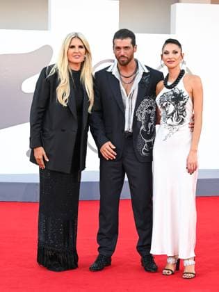 Venice, 82nd Venice International Film Festival 2025 - Evening 9. Red Carpet for the film Elisa. Pictured are Tiziana Rocca, Sara Bluma, and Can Yaman.  Copyright: xManuelexMangiarottix xipa-agency.netx xPoolxPhotoxEventsx06x IPA_Agency_IPA64134010