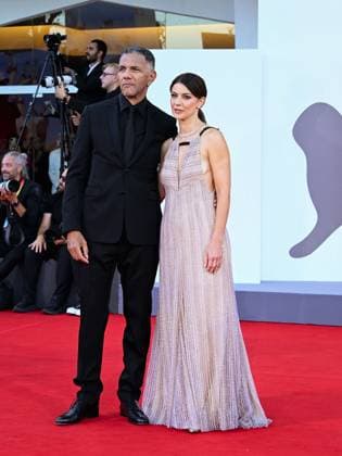 Venice, 82nd Venice International Film Festival 2025 - Evening 9. Red Carpet for the film Elisa. Pictured: Roschdy Zem, Barbara Ronchi  Copyright: xManuelexMangiarottix xipa-agency.netx xPoolxPhotoxEventsx06x IPA_Agency_IPA64136076
