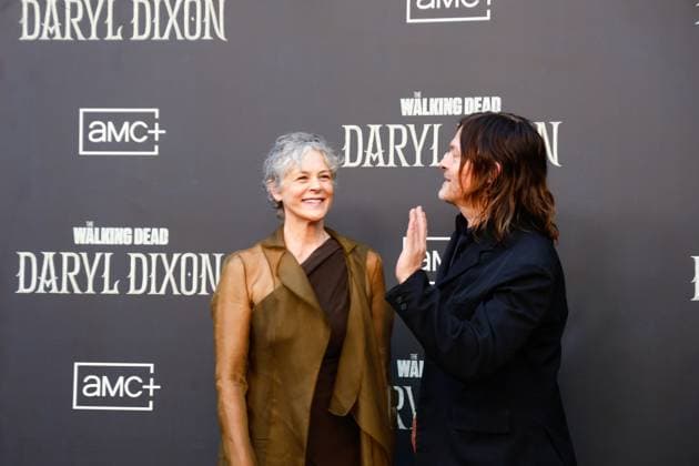 World premiere of the third season of The Walking Dead Daryl Dixon in Madrid Melissa McBride and Norman Reedus at the world premiere of the third season of The Walking Dead Daryl Dixon at Callao Cinemas on August 4, 2025 in Madrid Spain PREMIERE THE WALKING DEAD DARYL DIXON FAMOUS EVENT CINEMA CINES CALLAO Madrid Madrid Madrid Spain  Copyright: xJosexVelascox 6933867