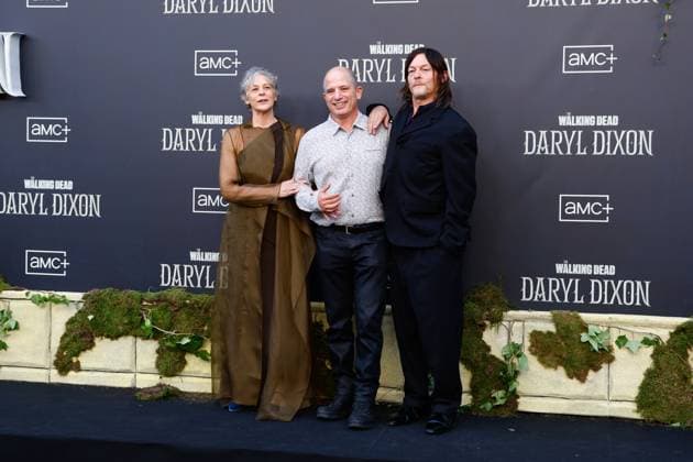 World premiere of the third season of The Walking Dead Daryl Dixon in Madrid Melissa McBride and Norman Reedus at the world premiere of the third season of The Walking Dead Daryl Dixon at Callao Cinemas on August 4, 2025 in Madrid Spain PREMIERE THE WALKING DEAD DARYL DIXON FAMOUS EVENT CINEMA CINES CALLAO Madrid Madrid Madrid Spain  Copyright: xJosexVelascox 6933869
