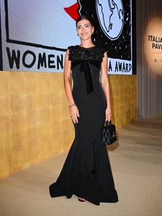 Venice, ITALY: Venice, 82nd Venice International Film Festival 2025 - Evening 9 - 11th Women in Cinema Award Ceremony - Pictured: Giulia Piscina Venice ITALY  - ZUMAp169 20250904_zea_p169_1368 Copyright: xManuelexMangiarottix