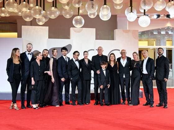 Venice, ITALY: Venice, 82nd Venice International Film Festival 2025 - Evening 9. Red Carpet of the film THE MONSTER In the photo: cast Venice ITALY  - ZUMAp169 20250904_zea_p169_1603 Copyright: xManuelexMangiarottix