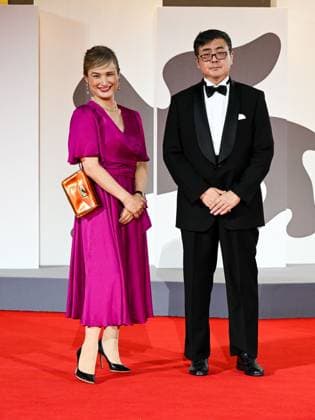 Venice, ITALY: Venice, 82nd Venice International Film Festival 2025 - Evening 9. Red Carpet of the Film Hateshinaki Scarlet (Scarlet) In the photo: Guest Venice ITALY  - ZUMAp169 20250904_zea_p169_1684 Copyright: xManuelexMangiarottix