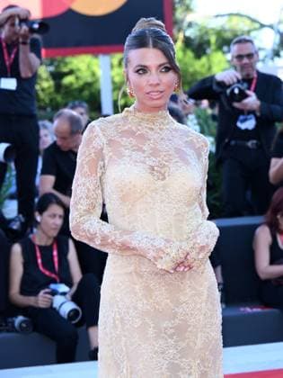 Venice, Italy: Venice, 82nd Venice International Film Festival 2025 - Evening 9 - Red Carpet for the film Elisa Pictured: Margherita Molinari Venice Italy  - ZUMAp169 20250904_zea_p169_1813 Copyright: xAlbertoxTerenghi PoolxxEvenx