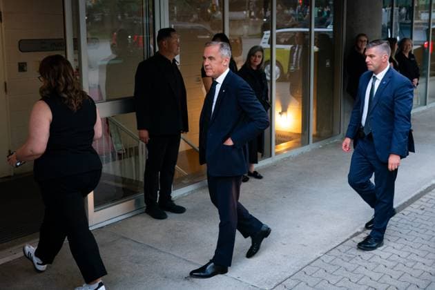 September 4, 2025, Toronto, On, Canada: Prime Minister Mark Carney arrives at the premiere of John Candy: I Like Me at the Toronto International Film Festival, in Toronto on Thursday, September 4, 2025. Toronto Canada  - ZUMAc35_ 20250904_zaf_c35_141 Copyright: xArlynxMcadoreyx