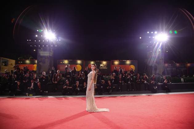 September 4, 2025, Venice, Italy: Spanish influencer Lola Lolita attends the red carpet of the film Hateshinaki Scarlet (Scarlet) at the 82nd Venice Film Festival. Venice Italy - ZUMAs197 20250904_aaa_s197_393 Copyright: xMarcoxBaradax